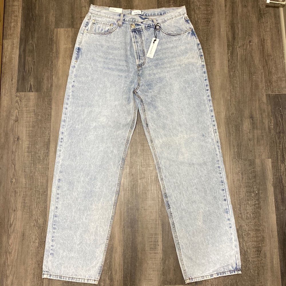 Rue21 Baggy acid wash high-rise loose baggy fit denim jeans